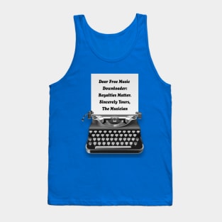 Music Royalties Matter Tank Top